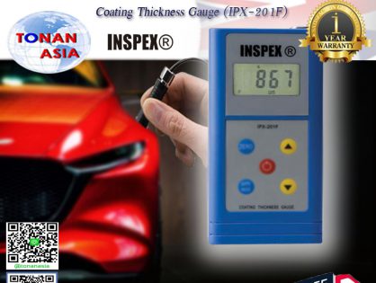 การใช้งานเครื่องวัดความหนาสี ผิวเคลือบ Coating Thickness Gauge IPX-201F INSPEX