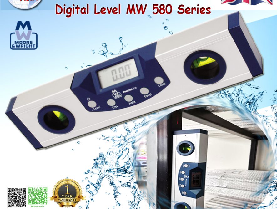 MW580 series Digital Level ระดับน้ำดิจิตอล Moore&Wright