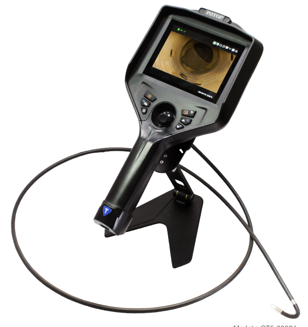 รีวิวภาพจากกล้องบอร์สโคป CT5-39034D จอ 5.1" video borescope with 3.9mm, 3m 360 degree Probe. HD Dual Cameras.