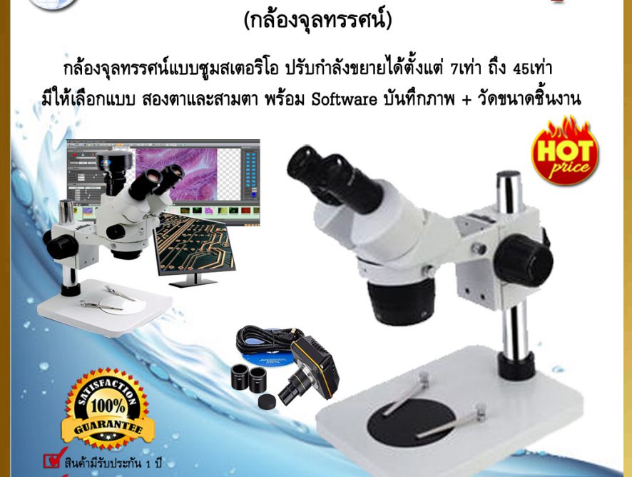 Zoom Stereo Microscope กล้องซูมสเตอริโอ