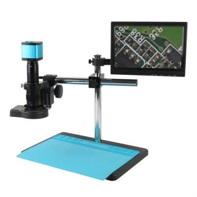 HDMI USB Industrial Zoom Video Microscope Set D