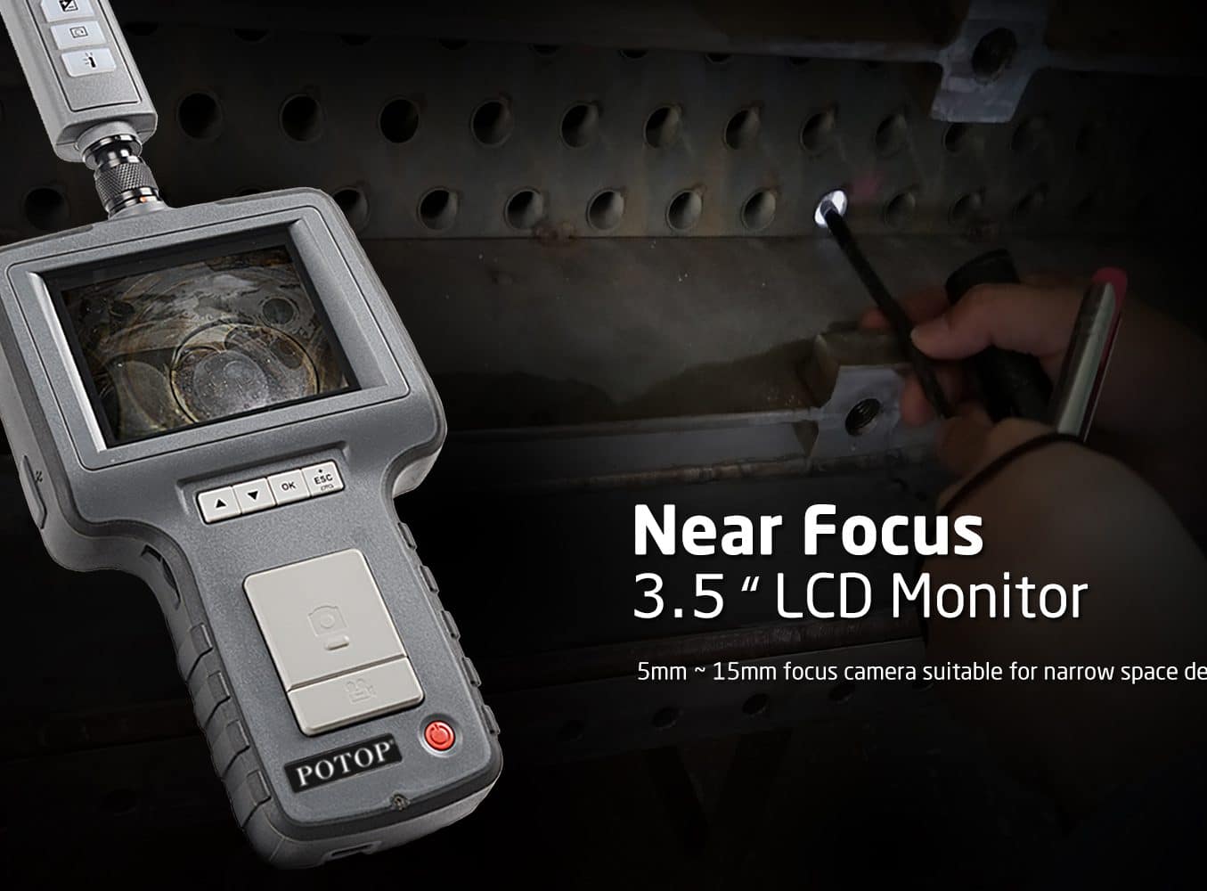 JF Series 3.5"Handy Video Borescope Inspection Camera