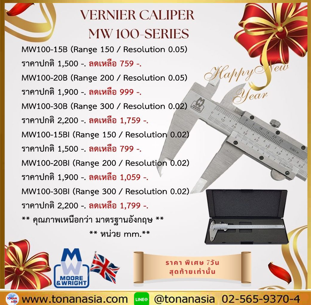 Vernier Caliper MW100 Series