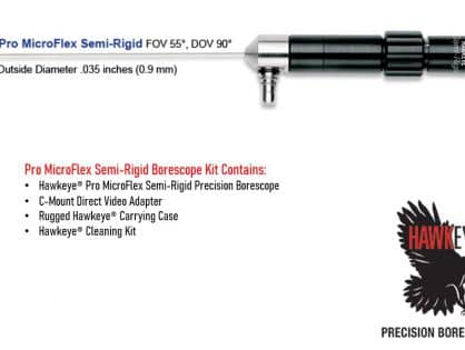 Hawkeye® MicroFlex Semi-Rigid Borescopes 0.9mm